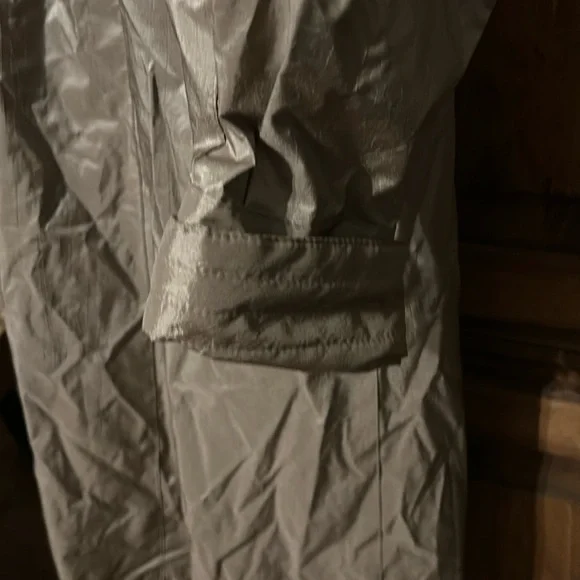 Women's Tan Rain Coat - Picture 6 of 8